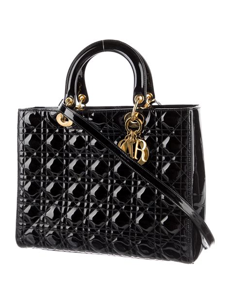 dior lady patent|lady dior handbags.